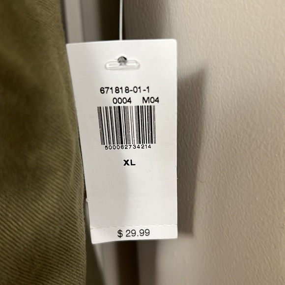 NWT XL Olive Green Old Navy Button-Up Tank Top💚 - Picture 7 of 7